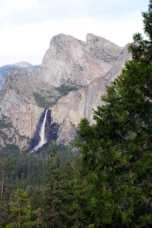 Bridal Veil falls, World Heritage Site 1984, Yosemite National park, California, USA United States of America