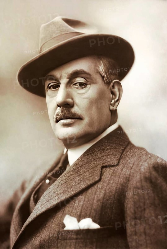 Giacomo Puccini, 1858 –1924, Italian composer, digitally edited according to a photograph