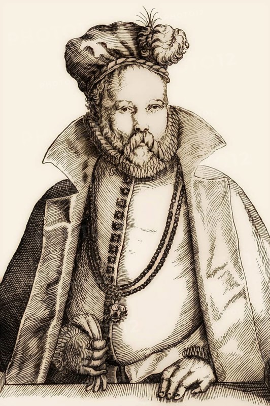 Tycho Brahe, 1546 – 1601, Danish astronomer and writer
