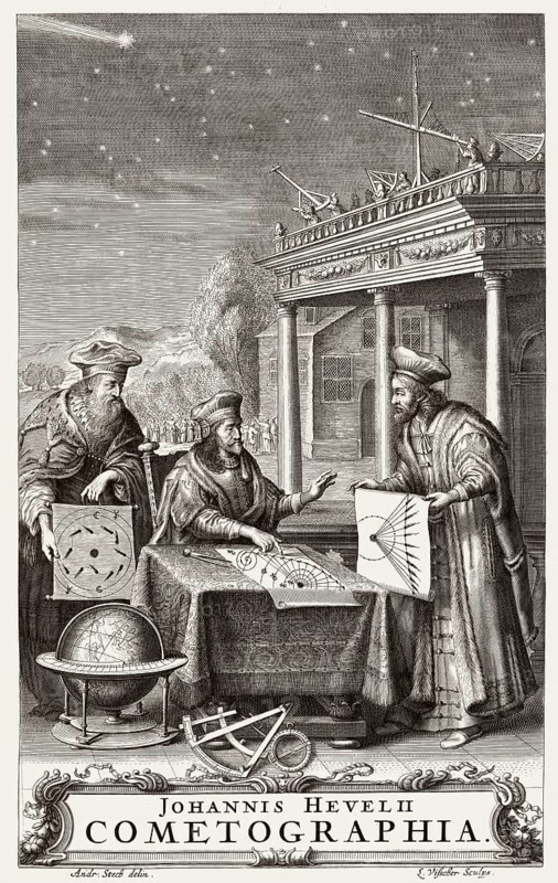 Johannis Hevelii Cometographia, by Johannes Hevelius, 1668