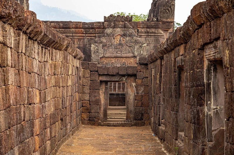 Wat Phu mountain temple, Champasak province, Laos, Asia