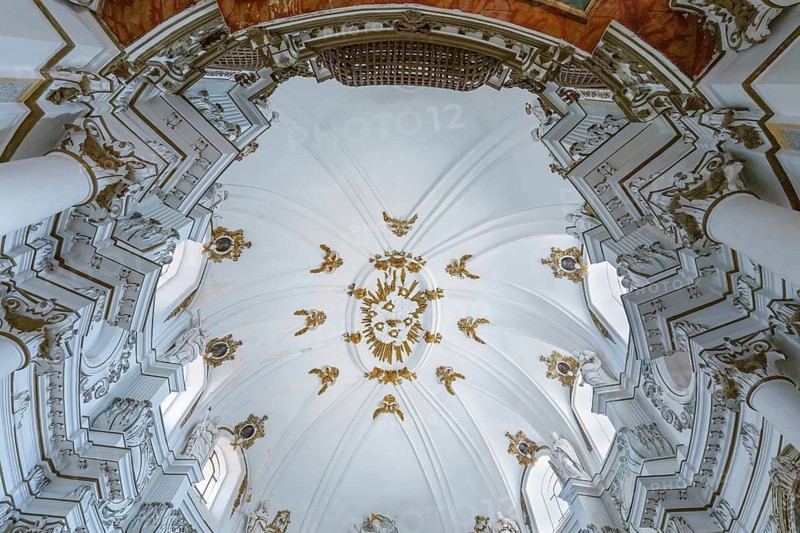 Chiesa di Santa Chiara interior, Noto, Noto Valley, Sicily, Italy, Europe