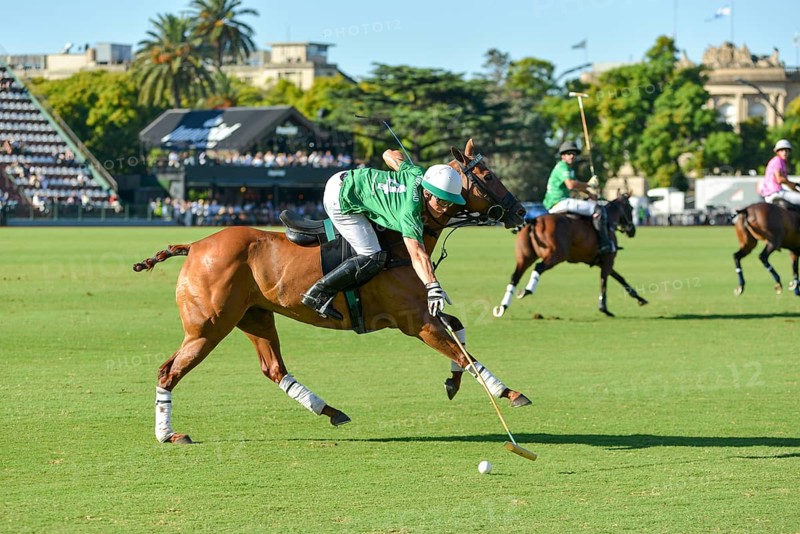 Bartolome Castagnola from team La Natividad playing against Indios Chapaleufú at the 131st Argentine Open Polo Championship (Spanish Campeonato Argentino Abierto de Polo), on 23/11/2024, Palermo, Buenos Aires, Argentina, South America