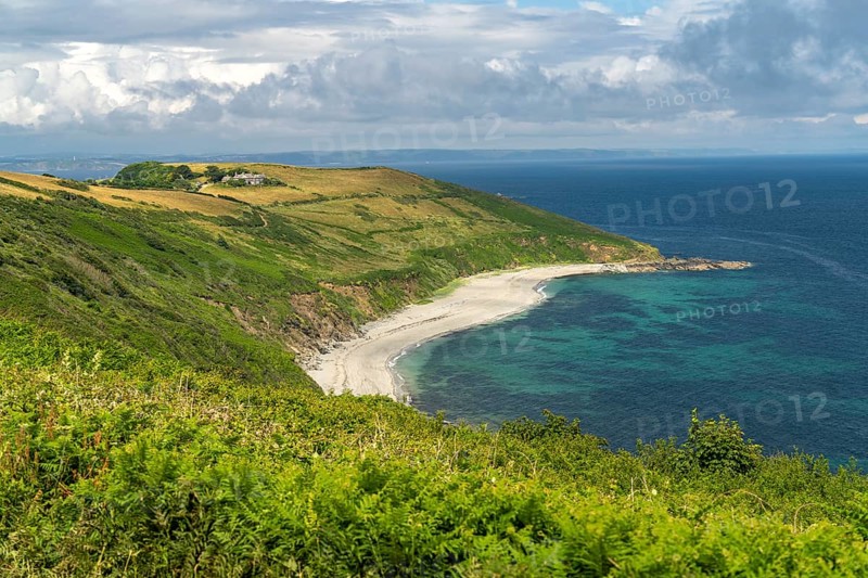 Vault Beach near Gorran Haven, Saint Austell, Cornwall, England, Great Britain