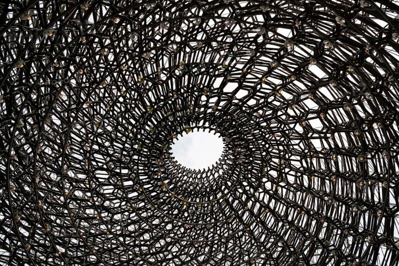 The Hive, artwork by Wolfgang Buttress, Royal Botanic Gardens (Kew Gardens), UNESCO World Heritage Site, Kew, Greater London, England, Great Britain