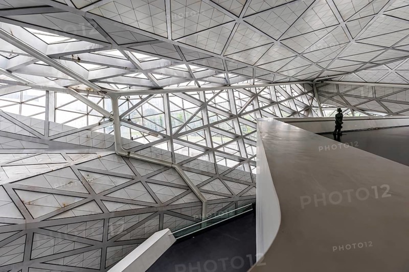 Guangzhou Opera Grand Theatre Opera building by Zaha Hadid modern architecture in Guangzhou, China, Asia