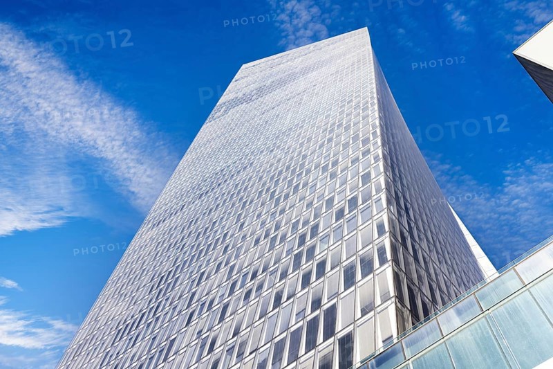 Israel, Tel Aviv financial business district skyline with shopping malls and high tech offices., Asia