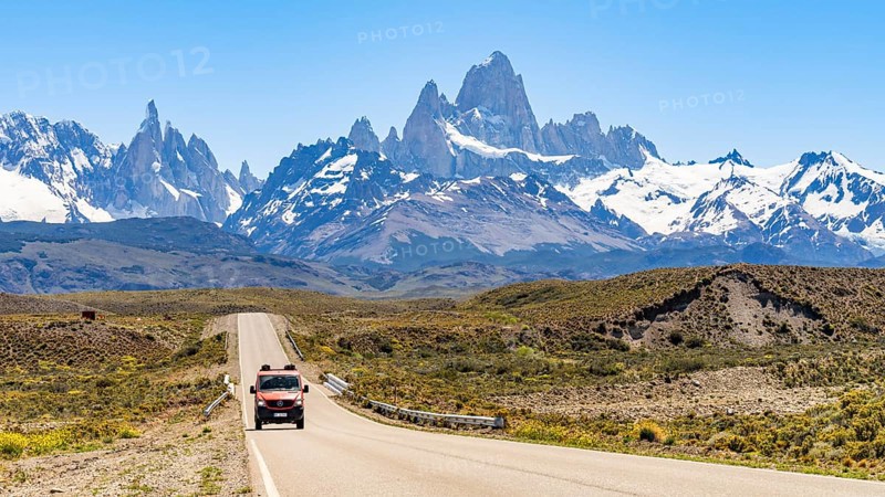 4x4 Campervan, Fitz Roy, El Chalten, Santa Cruz, Argentina, South America