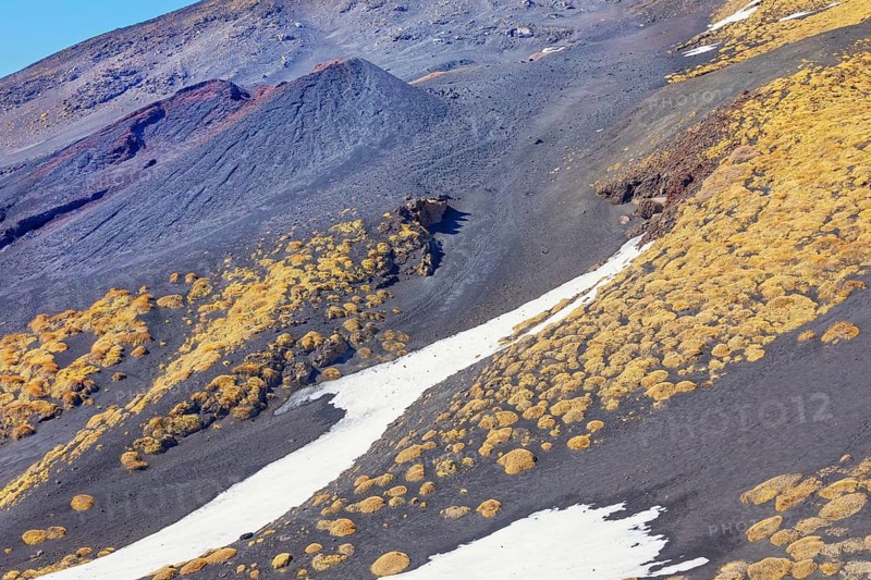 Volcanic landscape, Valle del Bove, Etna, Sicily, Italy, Europe