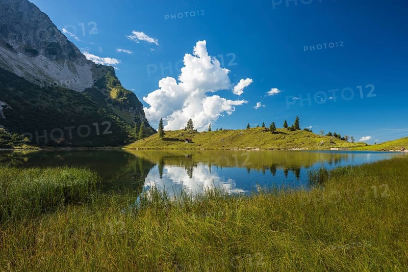 Unterer Gaisalpsee, Allgäu Alps, Allgaeu, Bavaria, Germany, Europe