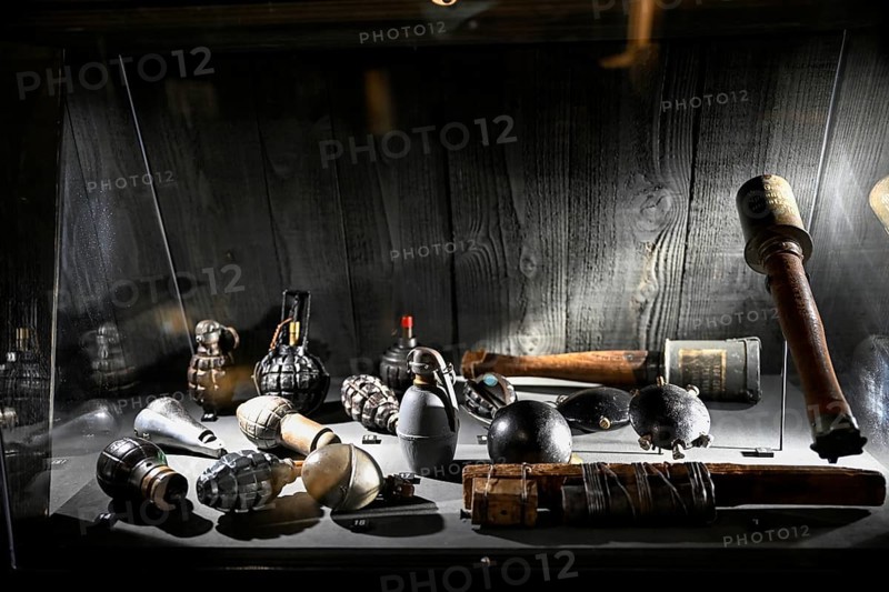 Exhibits in the Memorial de Verdun, Museum, First World War, Verdun, Grand Est region, France, Europe
