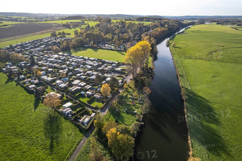 Campsite on the Ruhr between Fröndenberg and Iserlohn, North Rhine-Westphalia, Germany, Europe