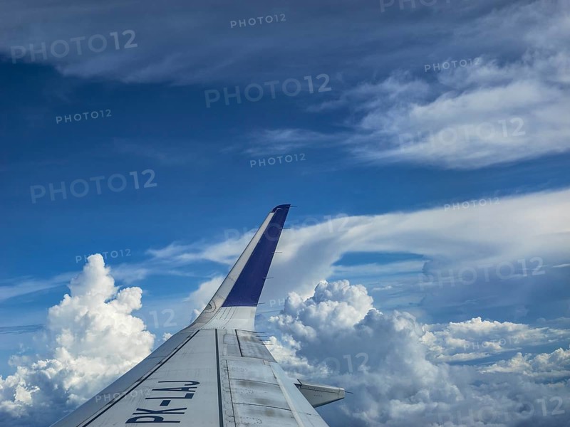 Wings above the clouds, Batik Air, Indonesia, Asia