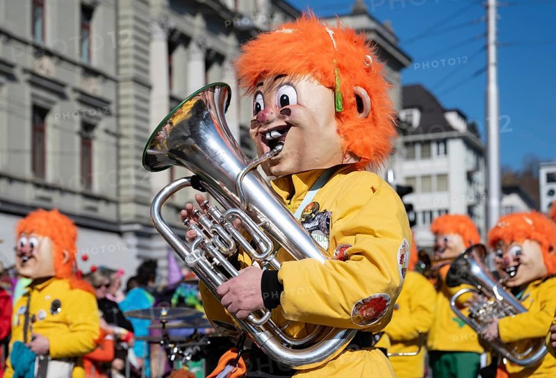 Guggenmusik Pumuckl wind instrument