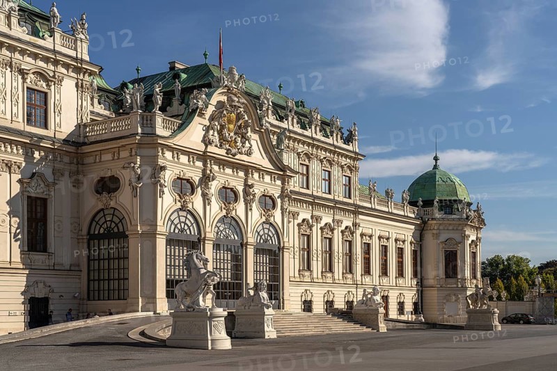 The Upper Belvedere Palace in Vienna, Austria, Europe