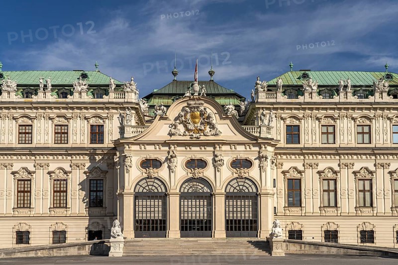 The Upper Belvedere Palace in Vienna, Austria, Europe