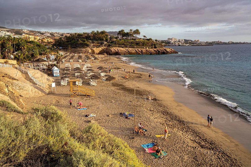 The beach Playa del Duque, Costa Adeje, Tenerife, Canary Islands, Spain, Europe