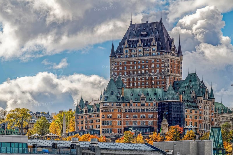 Indian summer at Château Frontenac Québec Canada