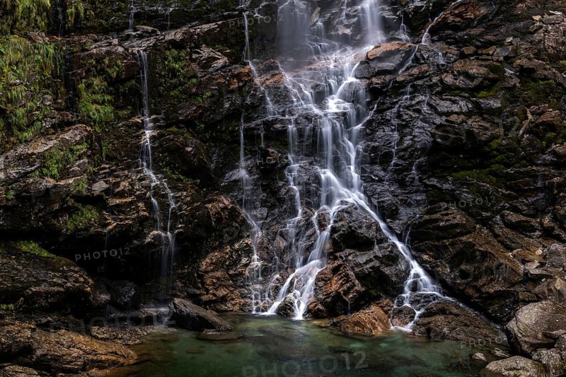 Froda Waterfall, Cascata La Froda, Sonogno, Verzasca Valley, Valle Verzasca, Canton Ticino, Switzerland, Europe