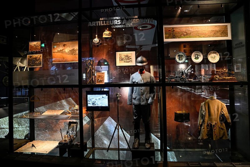 Exhibits in the Memorial de Verdun, Museum, First World War, Verdun, Grand Est region, France, Europe