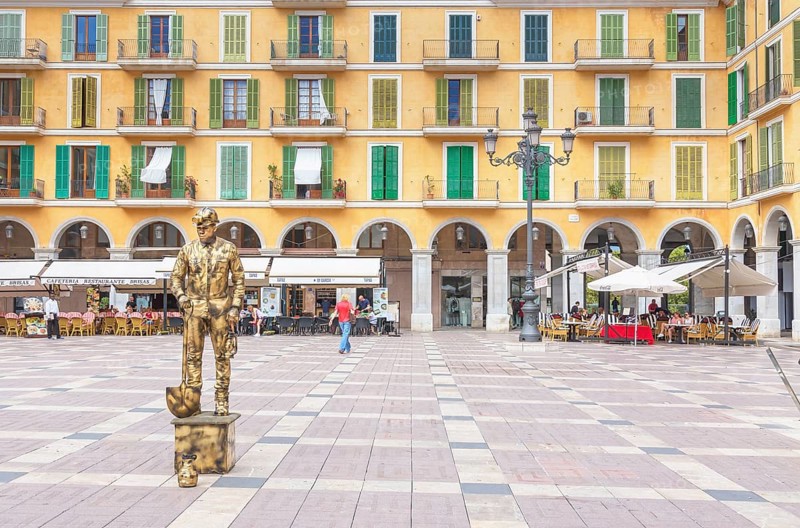 Major Square, Palma de Mallorca, Mallorca, Balearic Islands, Spain, Europe