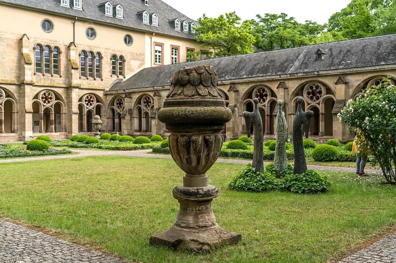 Cloister of St Peter's Cathedral, UNESCO World Heritage Site in Trier, Rhineland-Palatinate, Germany, Europe