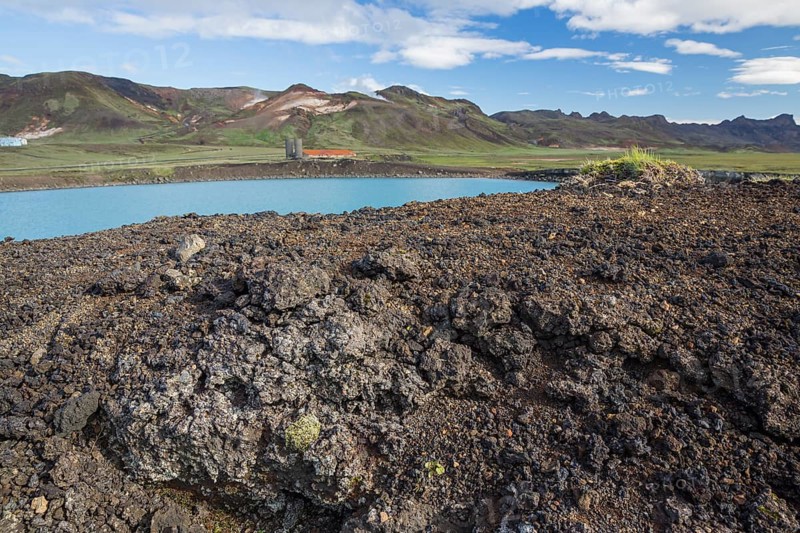 Gränavatn lake, south of Krysuvik SW Iceland