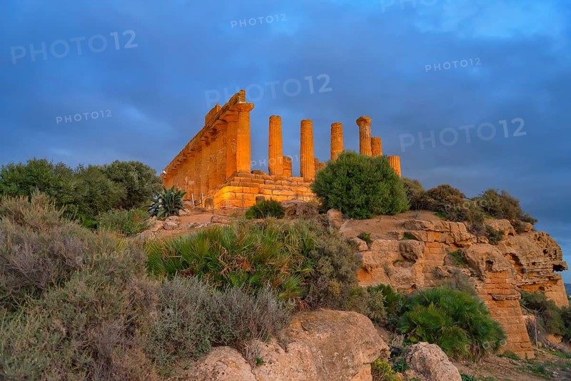 Temple of Juno, Valley of Temples, Agrigento, Sicily, Italy, Europe