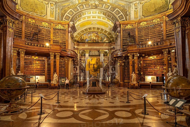 State Hall of the Austrian National Library in Vienna, Austria, Europe