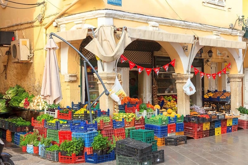 Old Town of Corfu, Ionian Islands, Greece, Europe