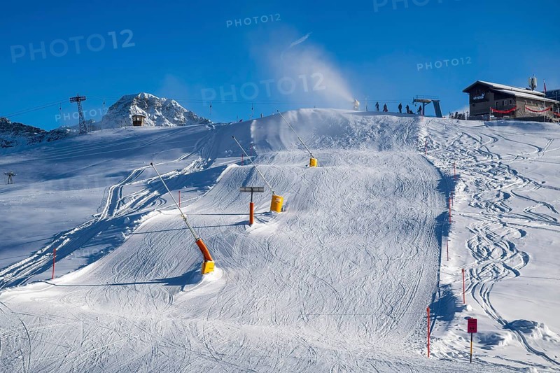 Snowmaking systems, Arosa, Switzerland, Europe