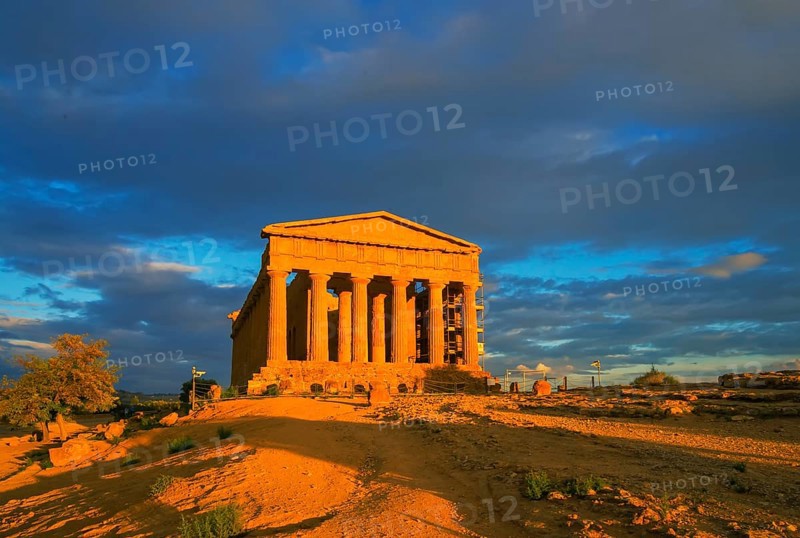 Temple of Concordia, Valley of the Temples, Agrigento, Sicily, Italy, Europe