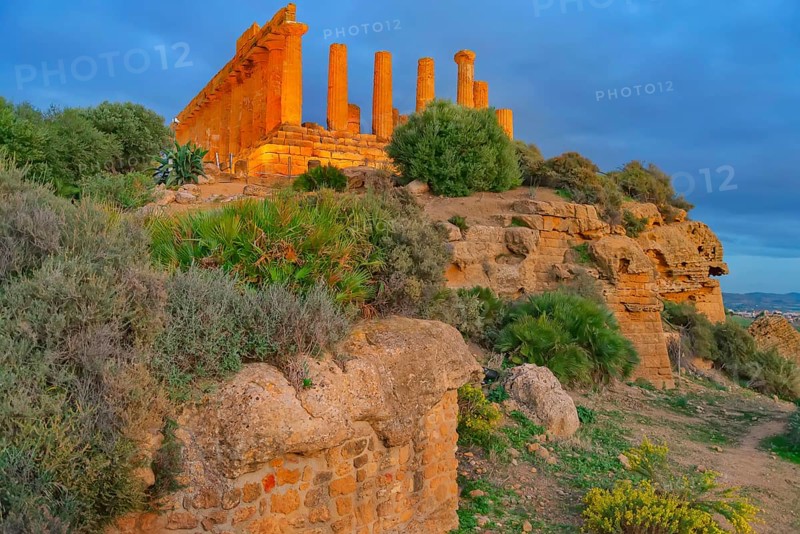 Temple of Juno, Valley of Temples, Agrigento, Sicily, Italy, Europe