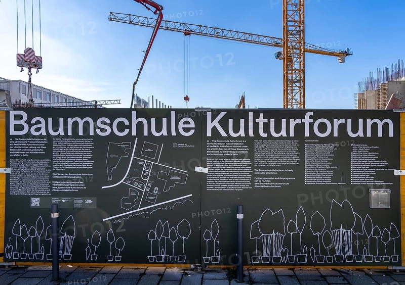 Nursery Kulturforum, open-space garden installation, Sharounplatz, Berlin, Germany, Europe