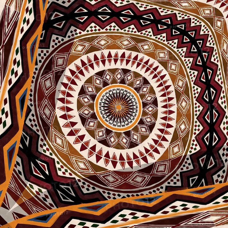 Ethnic art tribal style background. Texture art graphic print design, wallpaper.