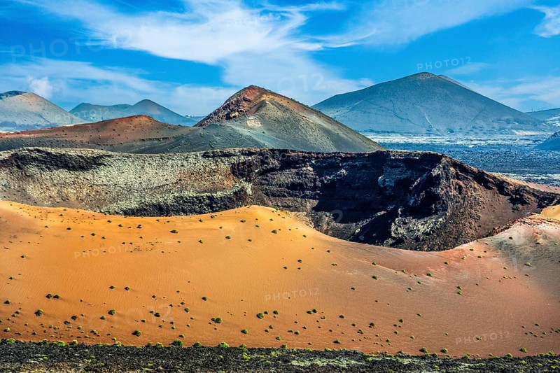 2016, Timanfaya National Park, Lanzarote, Fire Mountains of Timanfaya National Park, Montanas del Fuego, ESP, Spain, Canary Islands, Canary Islands, Atlantic Ocean, Lanzarote, biosphere reserve, volcano, volcanism, volcanic island, lava fields, island, recording date, Europe