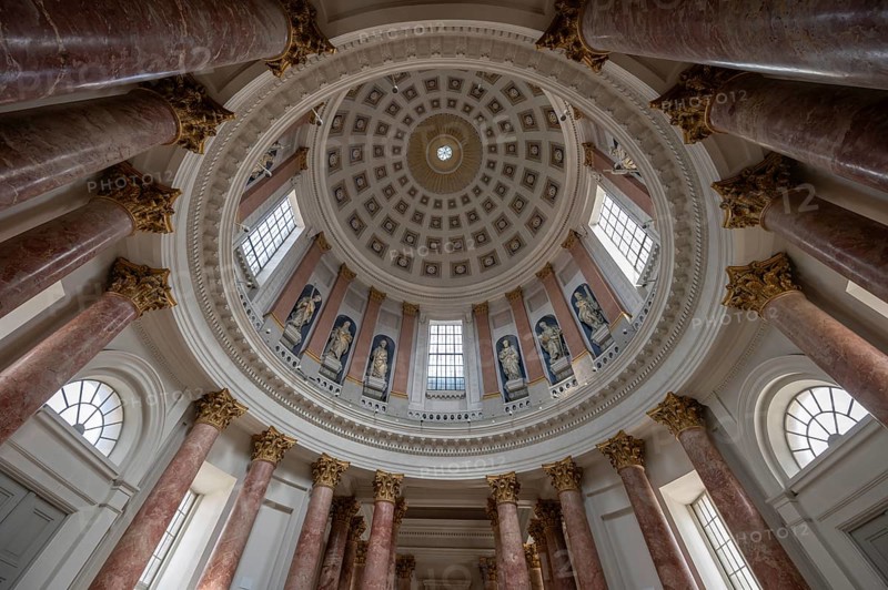 Dome of St Elisabeth's Church, construction started in 1785, completed in 1903, Nuremberg, Middle Franconia, Bavaria, Germany, Europe