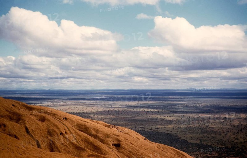 Expedition of the Melbourne Grammar School, Northern Territory, Australia, 1956 Rock of Ayers Rock, view of Uluru, Oceania