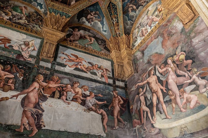 Sala di Psiche, Palazzo Te, Mantua, Italy, Europe