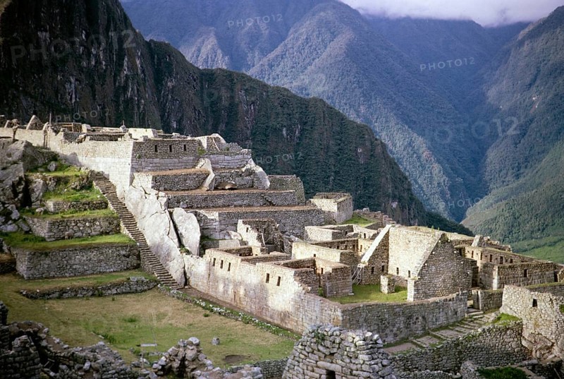 Inca ruins of Machu Picchu, Peru, South America around 1962, South America