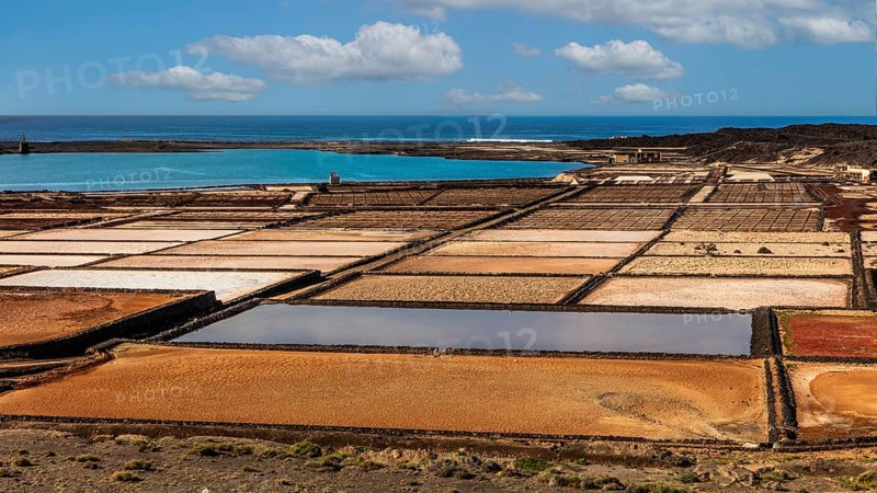 2016, Lanzarote, Salinas de Janubio, ESP, Spain, Canary Islands, Canary Islands, Atlantic Ocean, Lanzarote, biosphere reserve, volcano, volcanism, volcanic island, island, saltworks, salt, salt mining, recording date, Europe