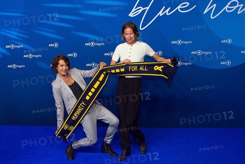 Ulrike Folkert, Lisa Bitter, ARD BLUE HOUR 2025, Photo Call, Hotel Telegraphenamt, Berlin, 14.02.2025