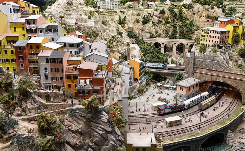 Riomaggiore in Miniatur Wunderland Hamburg, Germany, Europe