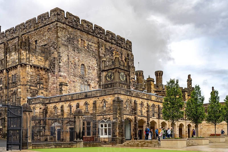 Lancaster Castle in Lancaster, Lancashire, England, Great Britain