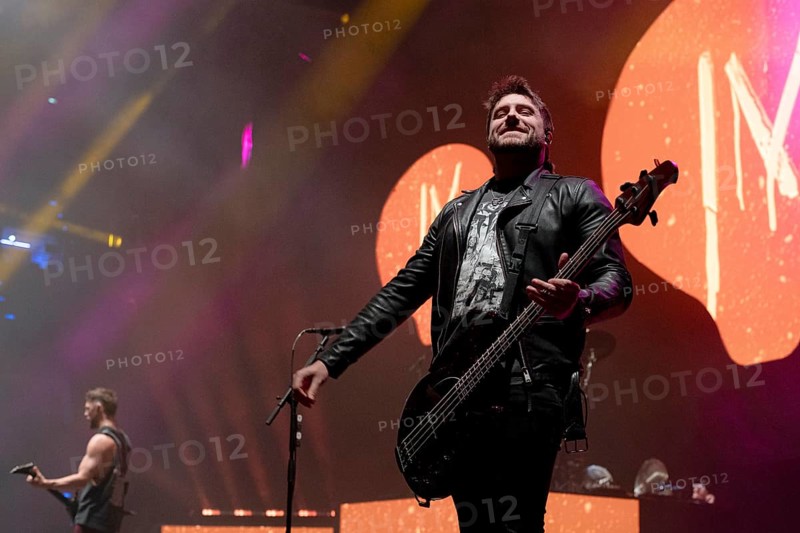 Jamie Mathias from Bullet For My Valentine live on The Poisoned Ascendancy EU Tour 2025 Celebrating the 20th Anniversary of the Iconic Albums, Playing Them in Full at the Max-Schmeling-Halle in Berlin on 14/02/2025