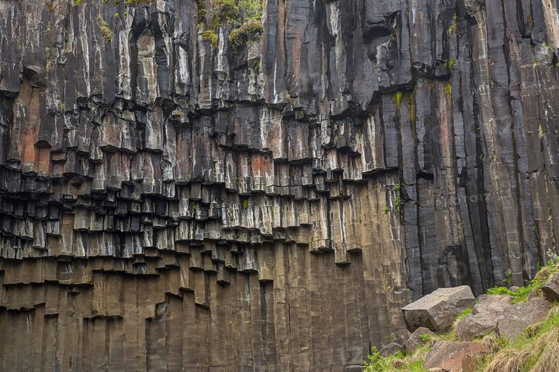 Svartifoss waterfall, Vatnajökull National Park, SE Iceland