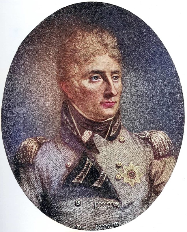 Sir John Moore, 1761-1809, British general. After a copper engraving based on a drawing by AJOliver, Historic, digitally restored reproduction from a 19th century original, Record date not stated