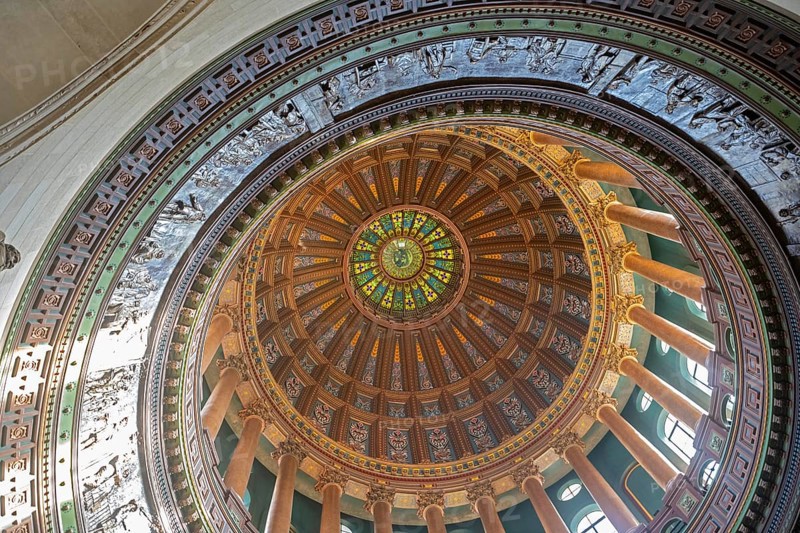 Springfield, Illinois, The inside of the dome on the Illinois state capitol building