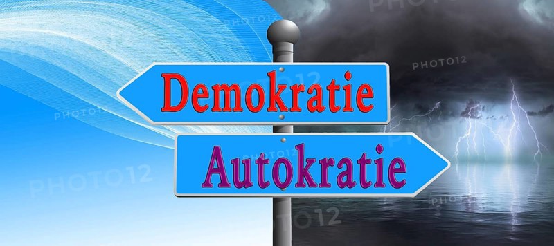 Symbolic image, democracy versus autocracy, US democracy in danger, EU and Germany under political pressure, industry, Donald Trump, tariff threats, Elon Musk, Mark Zuckerberg, social networks, fake news, rights broken, hate, hate speech, DSG Digital Services Act, re-election, USA, politics, announcements, vendetta, wanted dictator, Republicans, US electoral system, global danger, lies, 2nd term, global burden, Ukrainian war, storming White House, North America