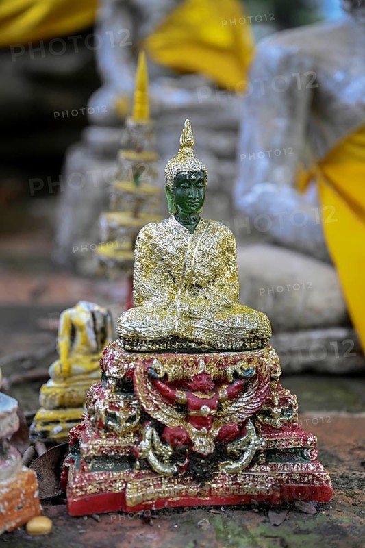 Buddha statue in Wat Yai Chai Mongkhon, Buddhist temple, Ayutthaya, Ayutthaya province, Thailand, Asia